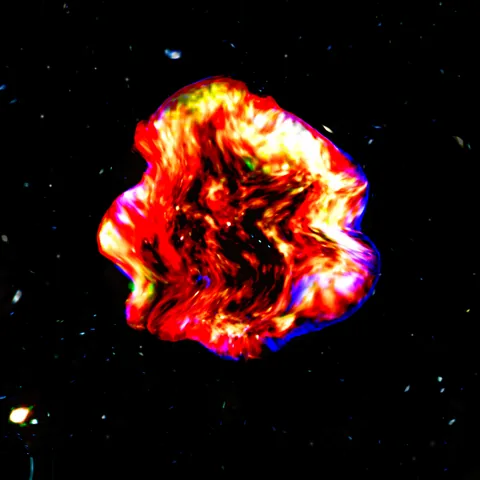 Vivid View of Tycho Supernova Remnant
